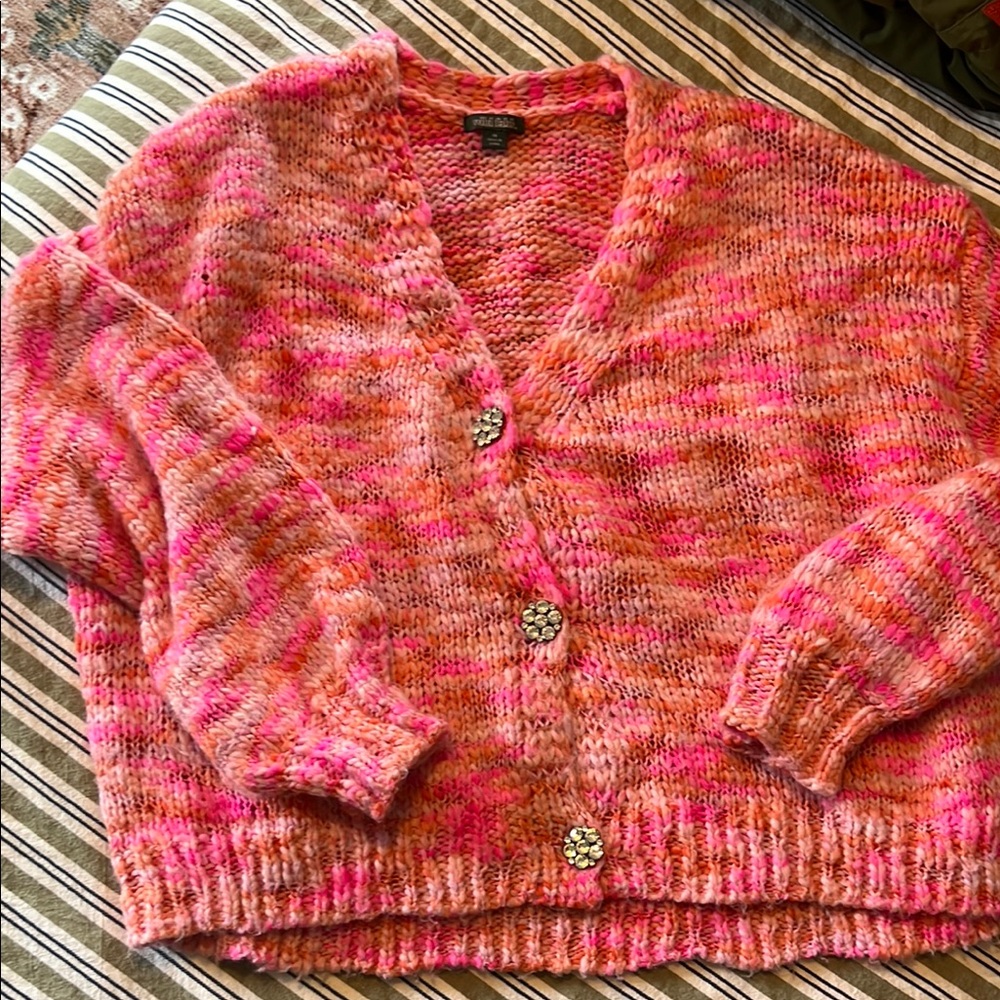 Cozy Pink and Orange Women's Sweater
